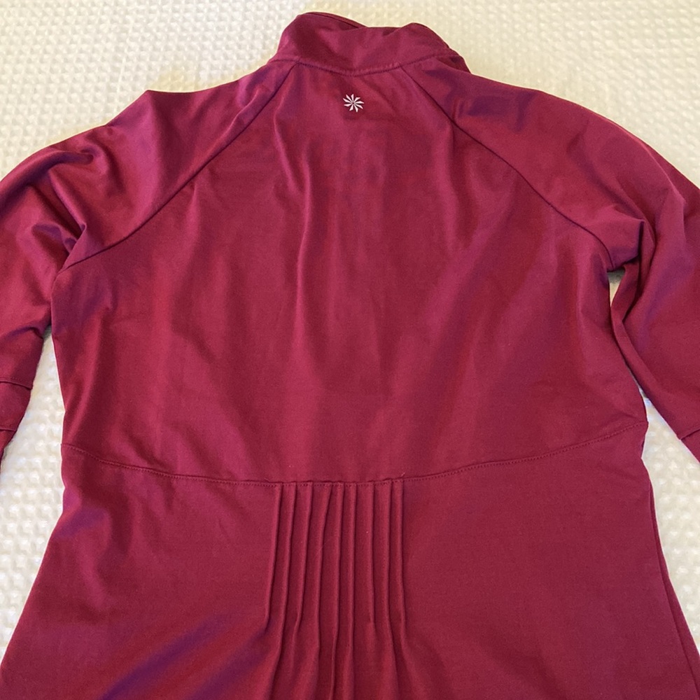 SOLD! ATHLETA “MALIBU” Half Zip Front Running Hiking Top Jacket Size Small - Picture 5 of 16